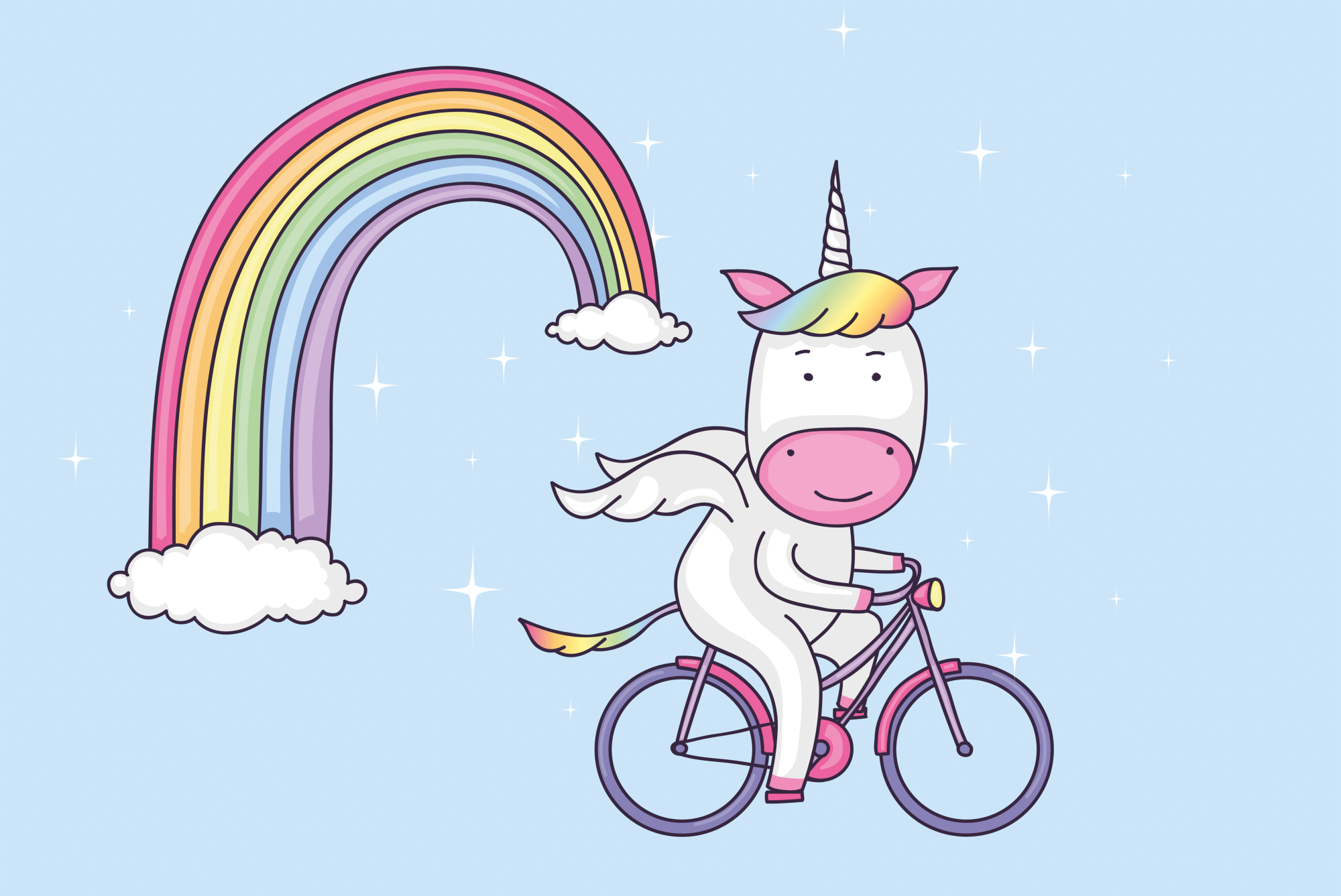 Photomural For Children - Unicorn