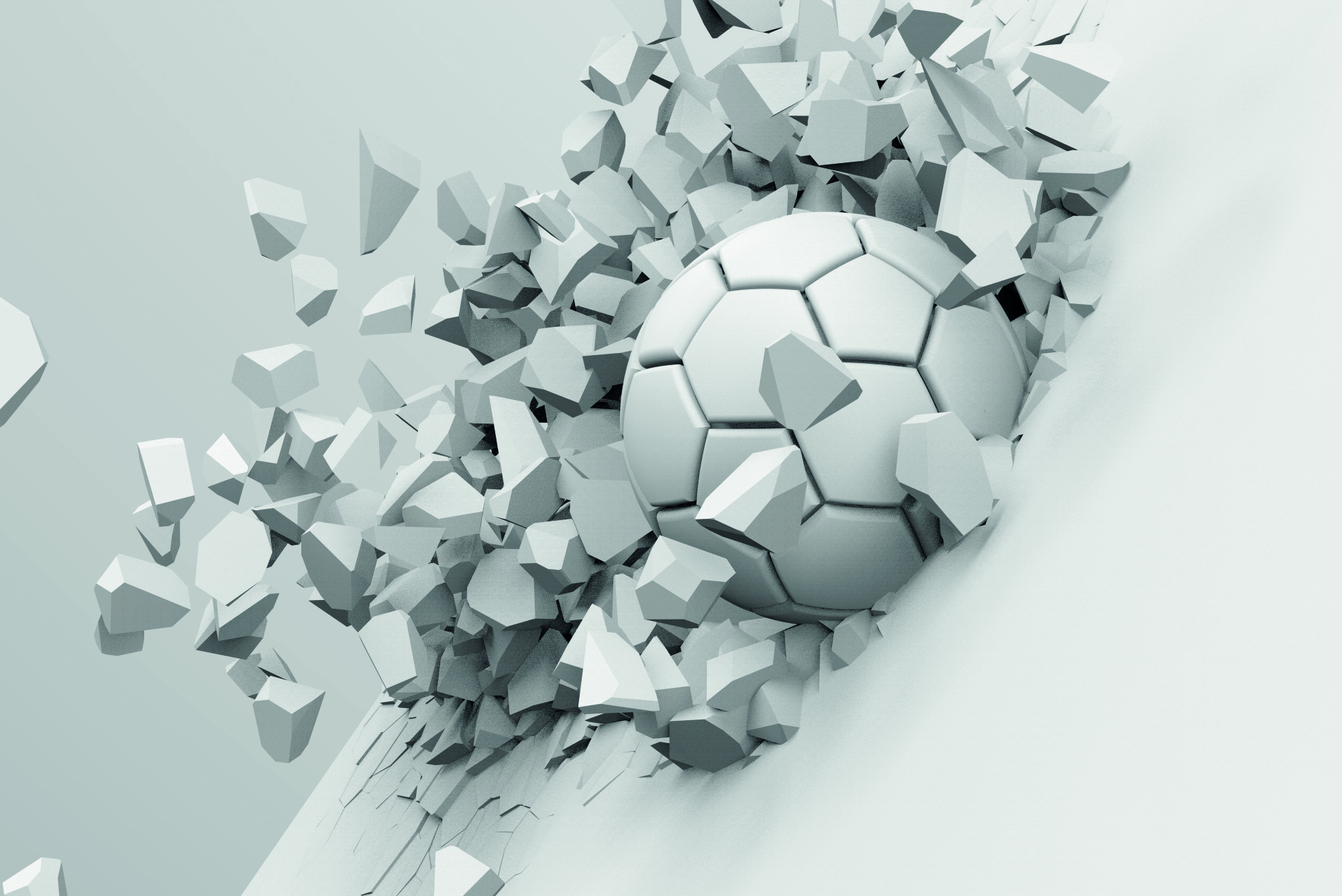 Photomural 3D Sports Ball