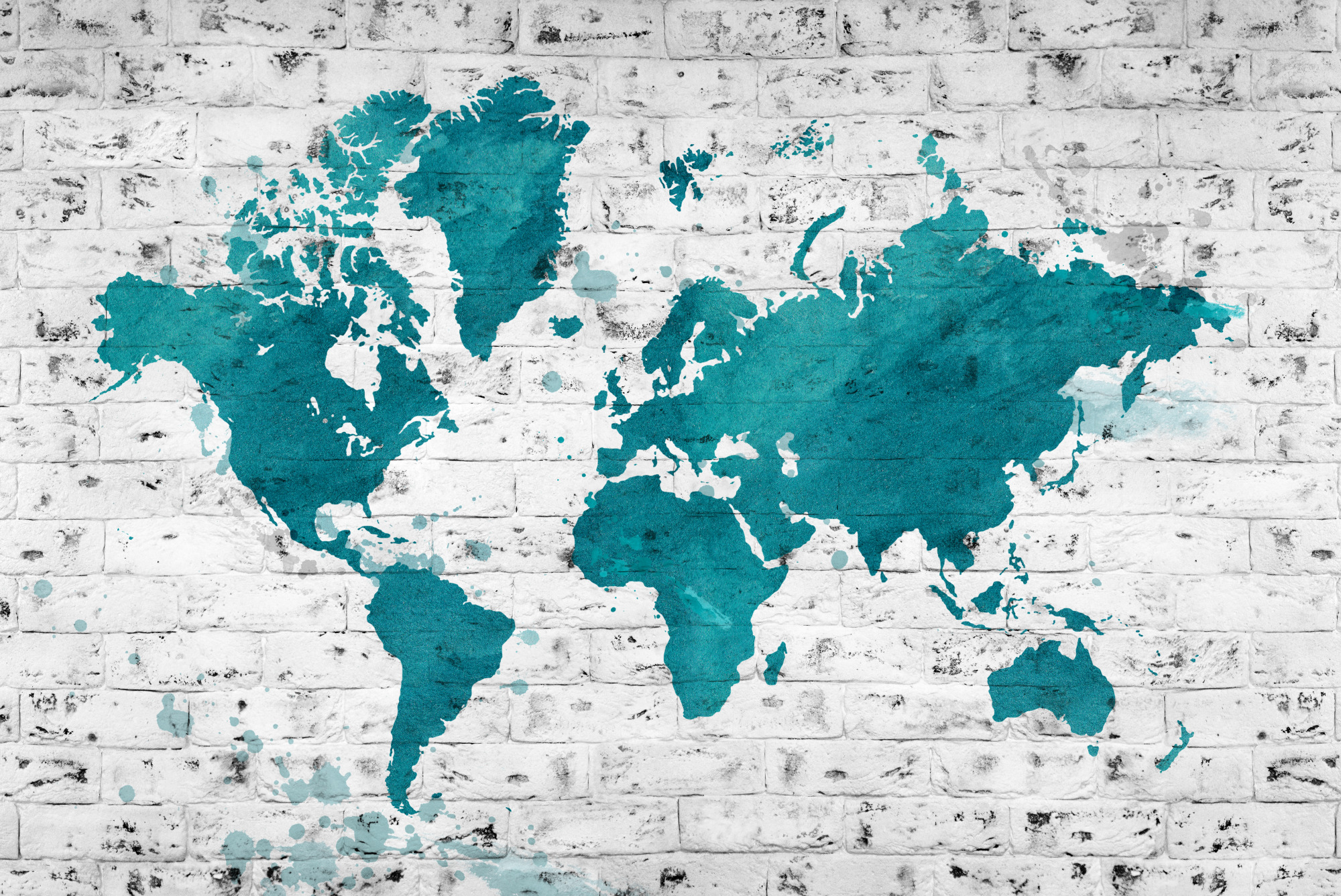 Photomural World Map