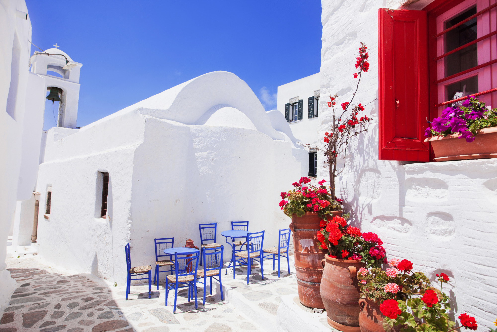 Photomural Greek Street
