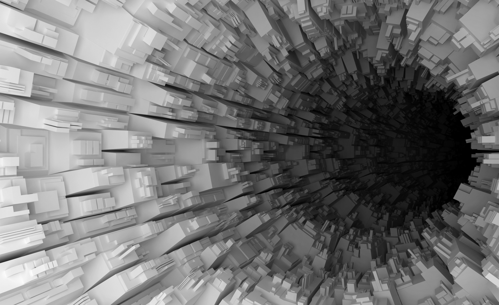 Photomural Abstract Tunnel 3D