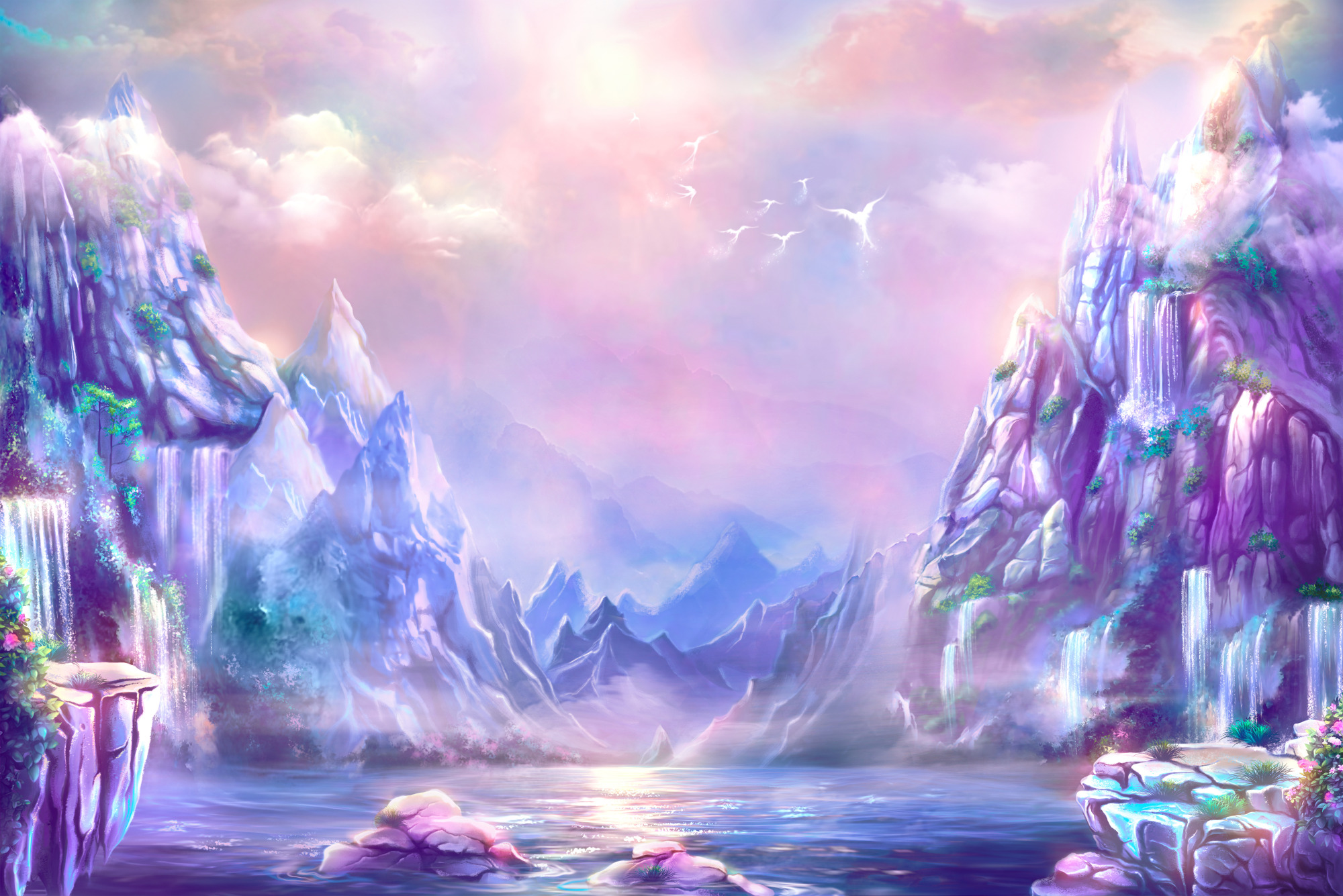 Photomural Magic Mountain Land