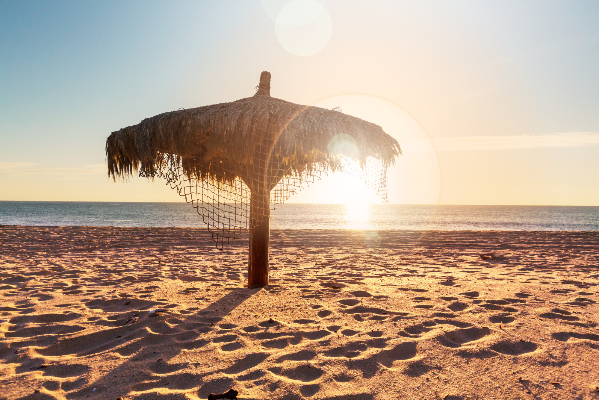 Photomural Beach Sunset