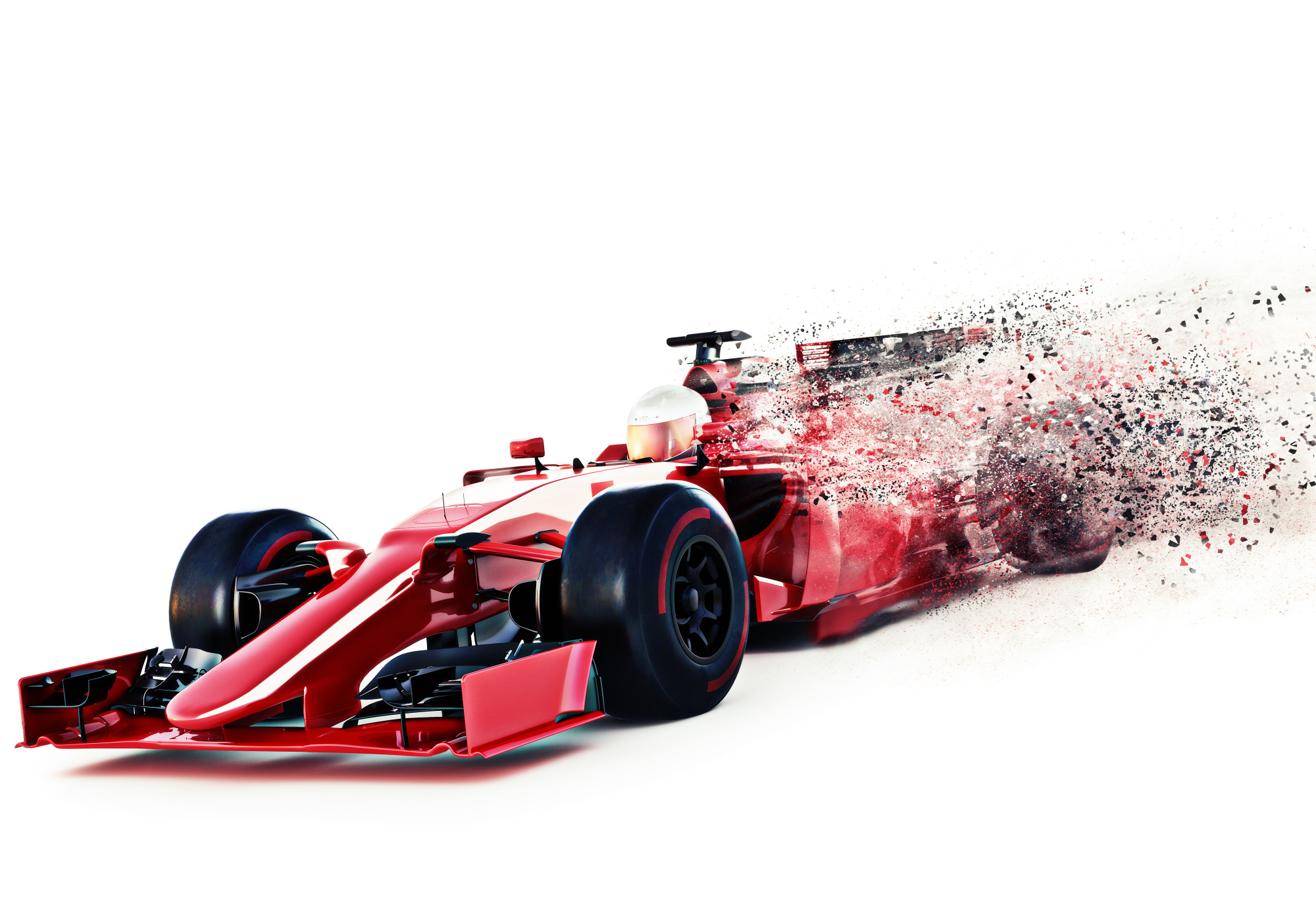 Photomural Abstract F1 Car