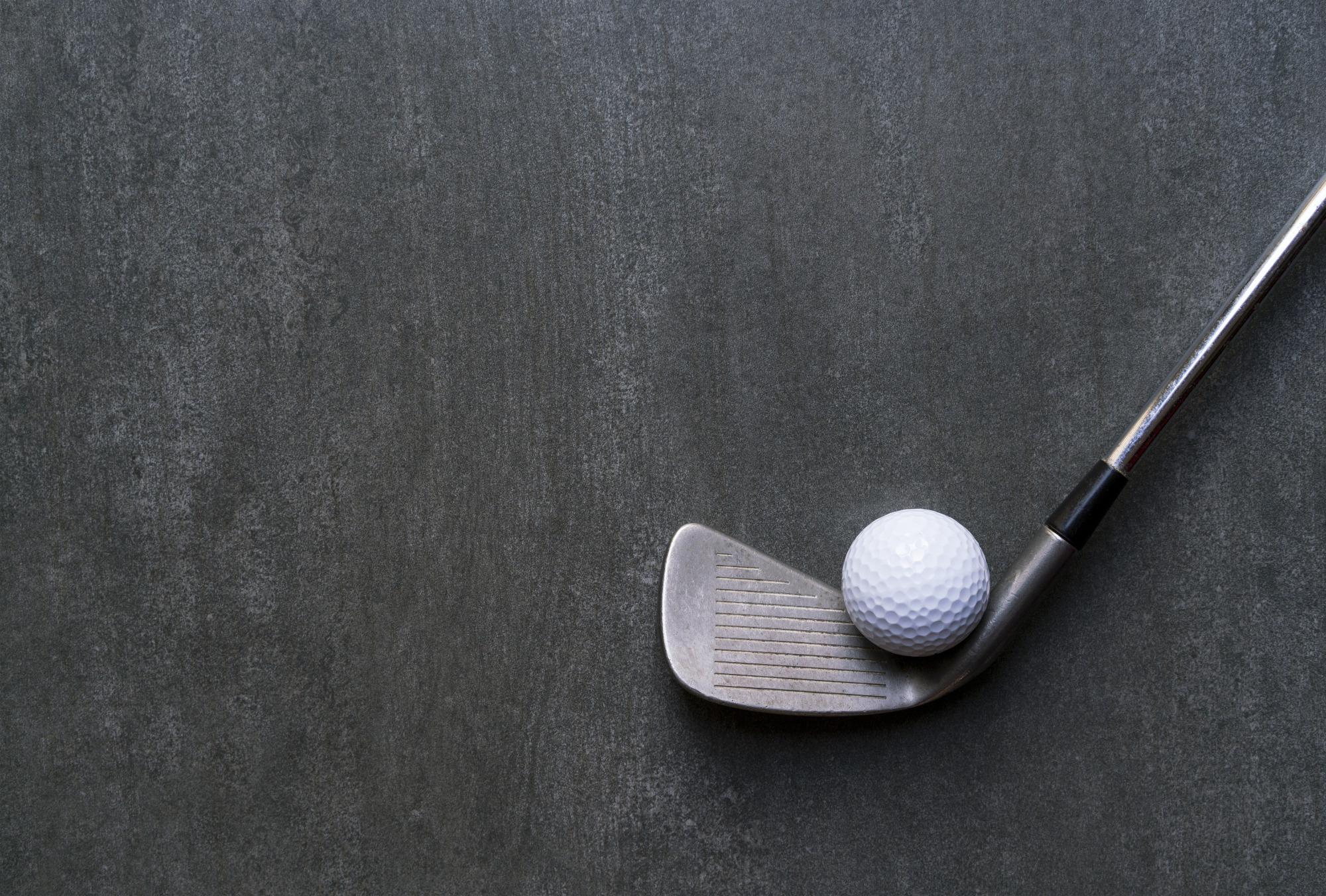 Photomural Golf Ball With A Club