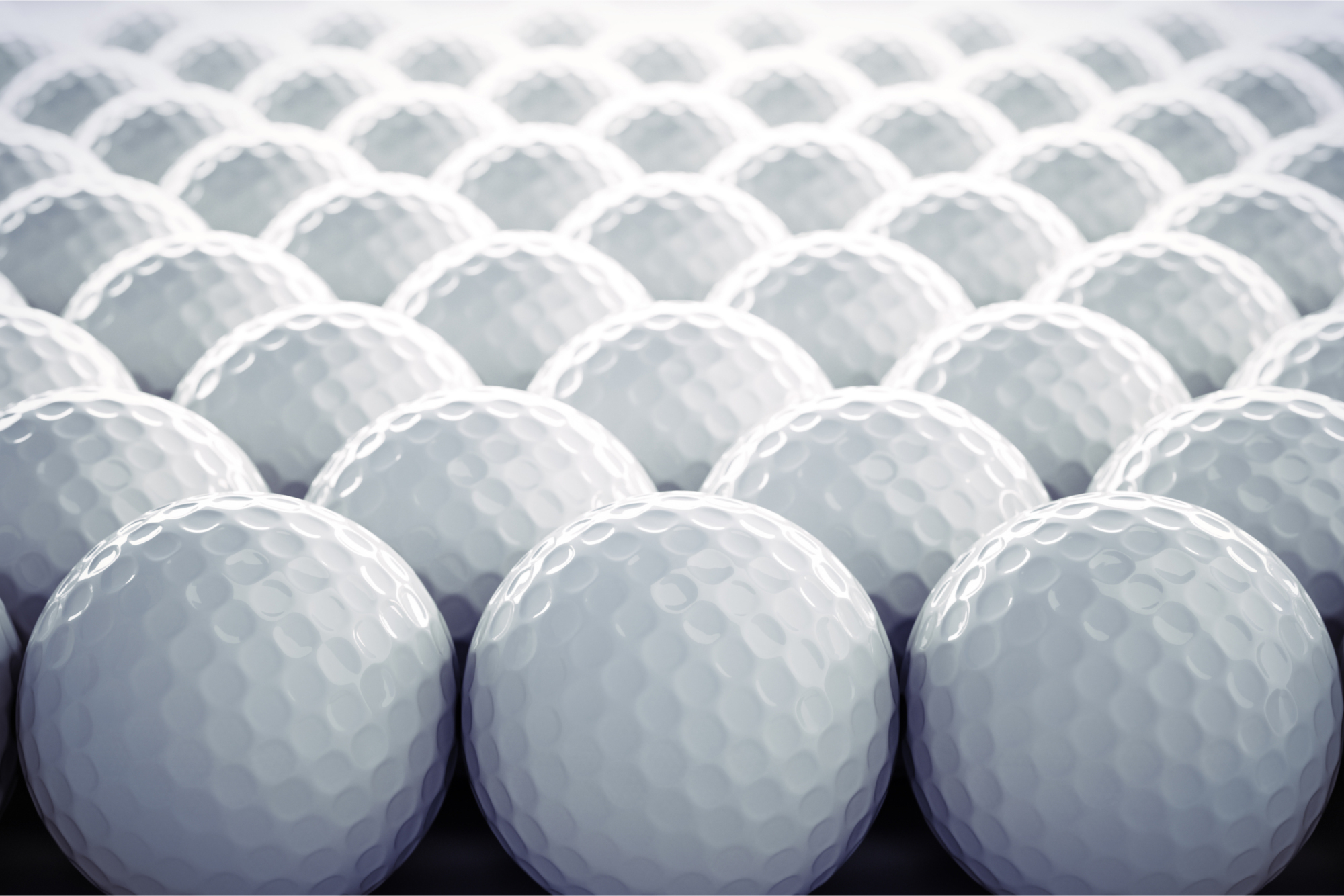 Photomural 3D Golf Balls