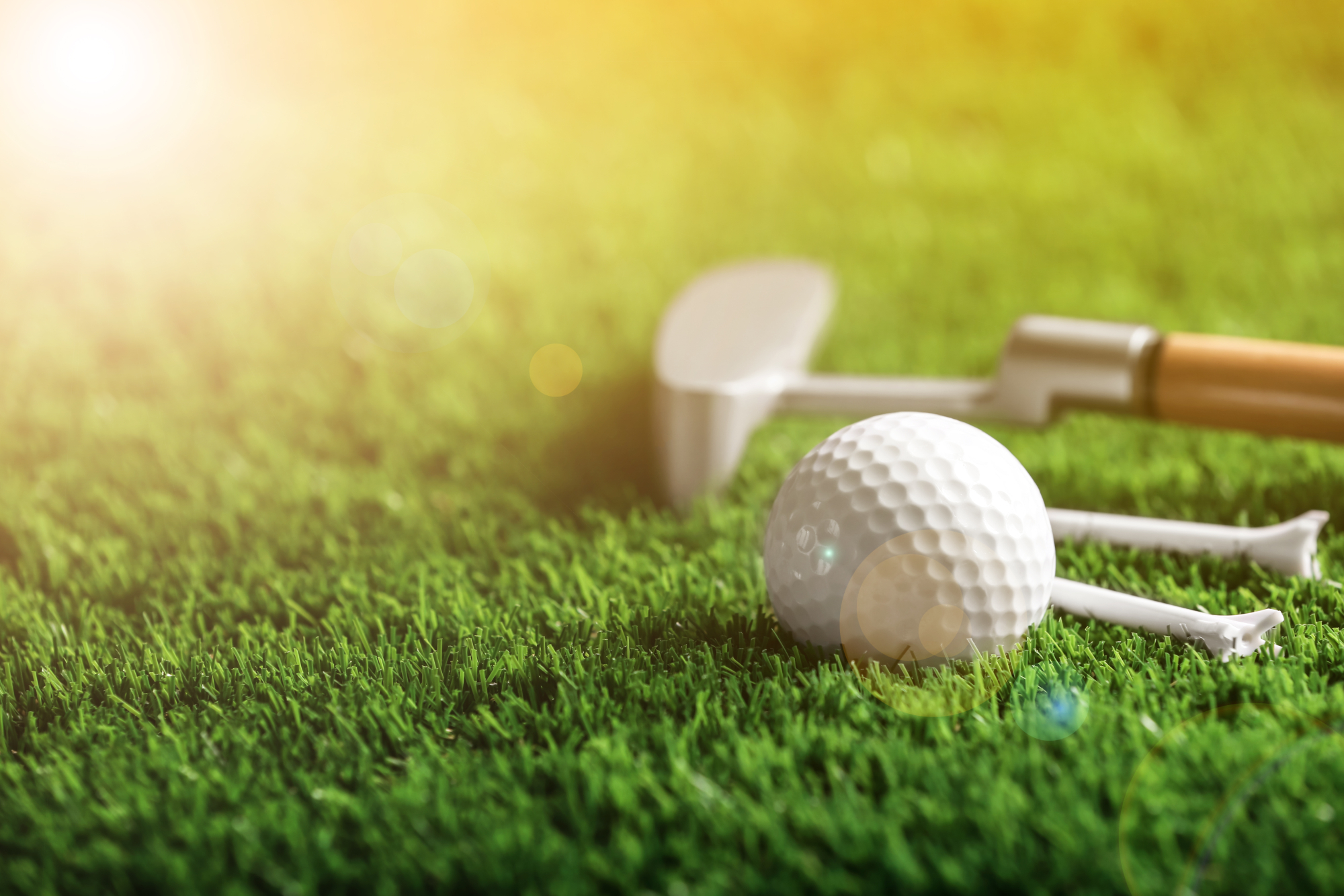 Photomural Golf Ball On
