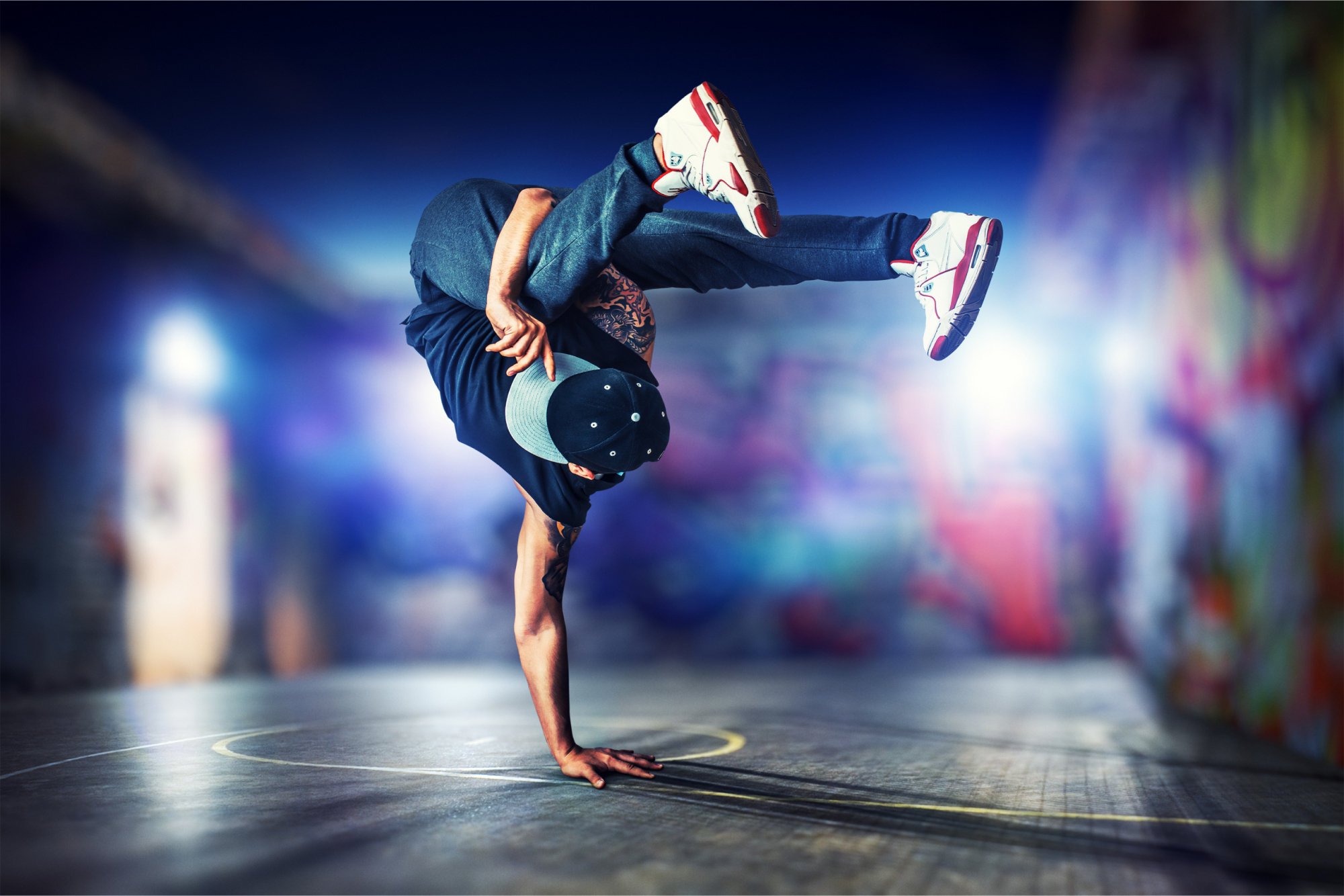 Photomural Breakdance Dancer