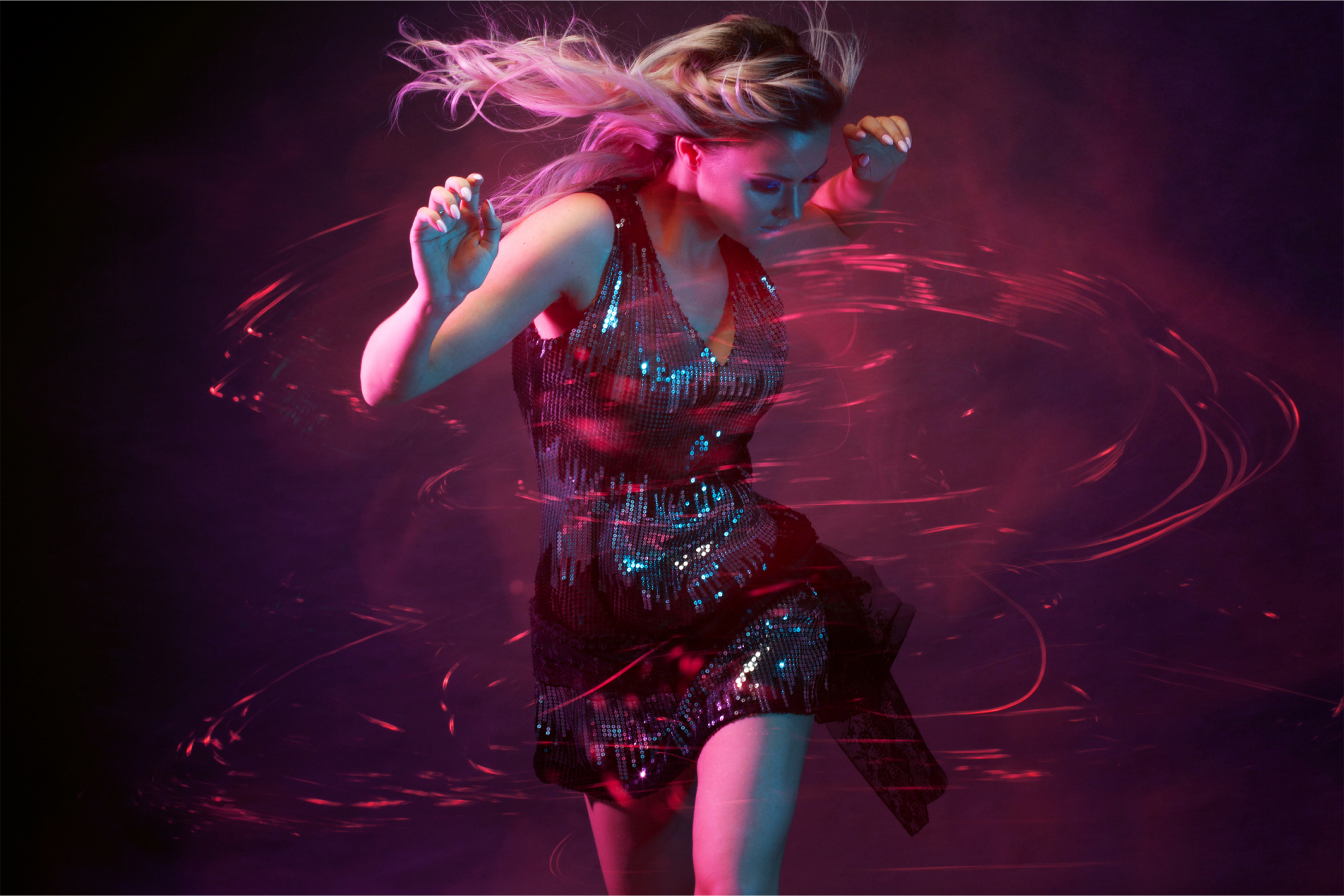 Photomural Young Woman In Dance