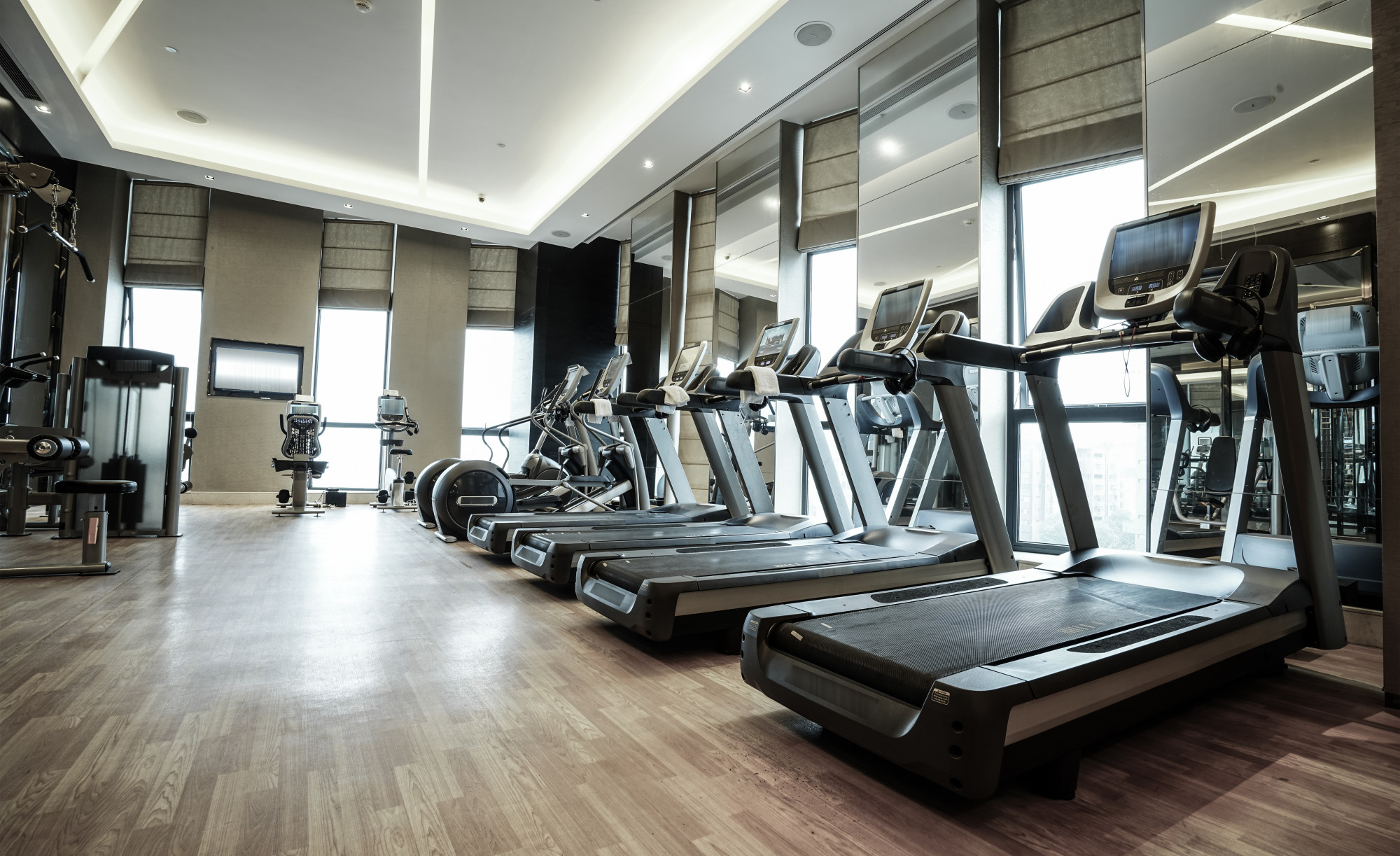 Photomural Modern Fitness Club