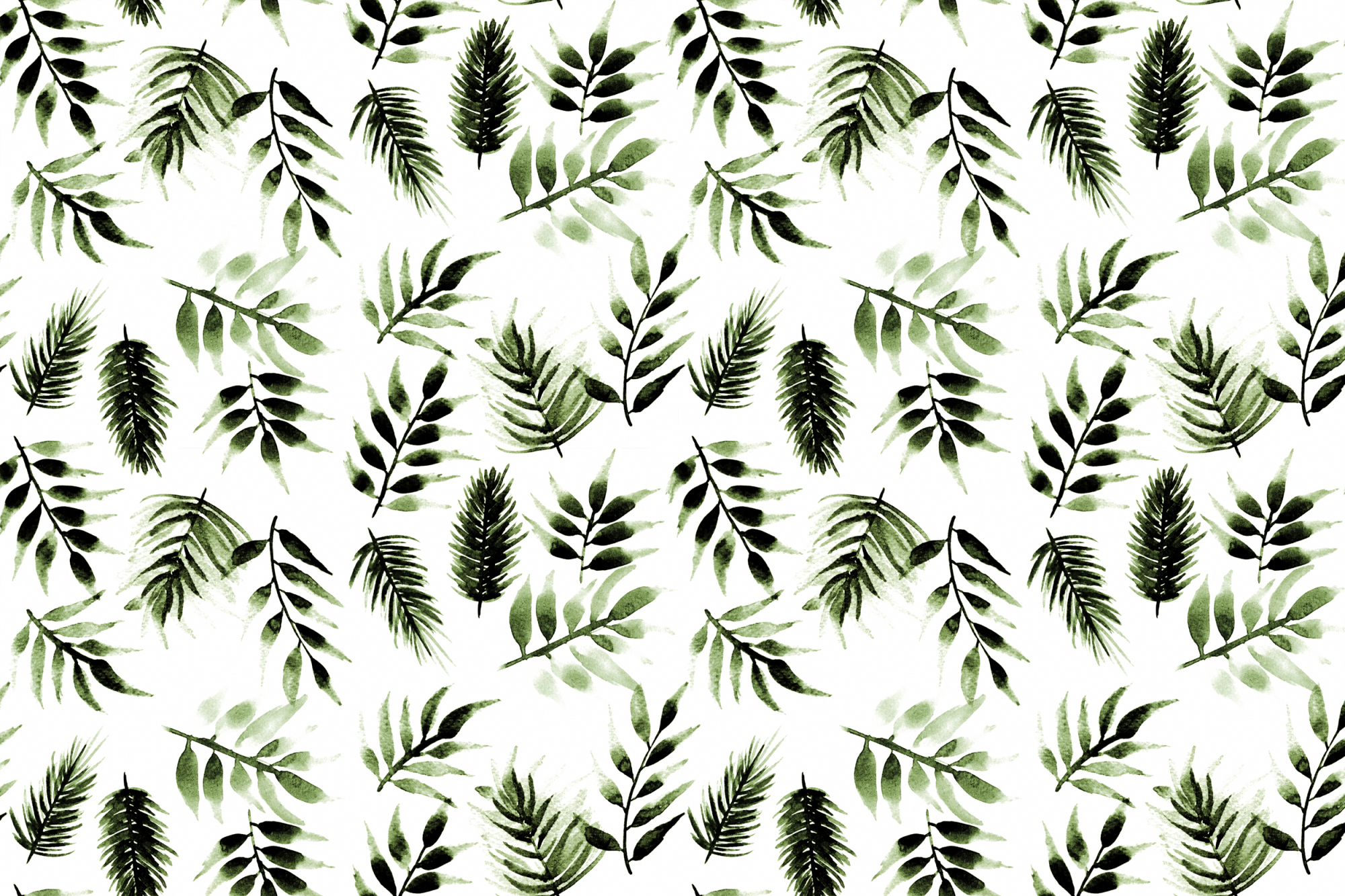Photomural Leaves Nature