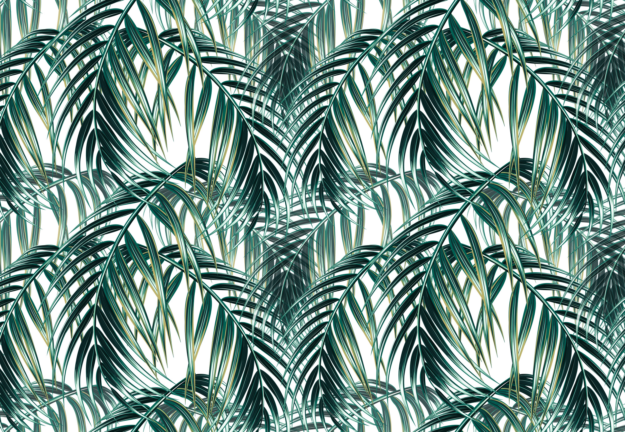 Photomural Palm Leaves