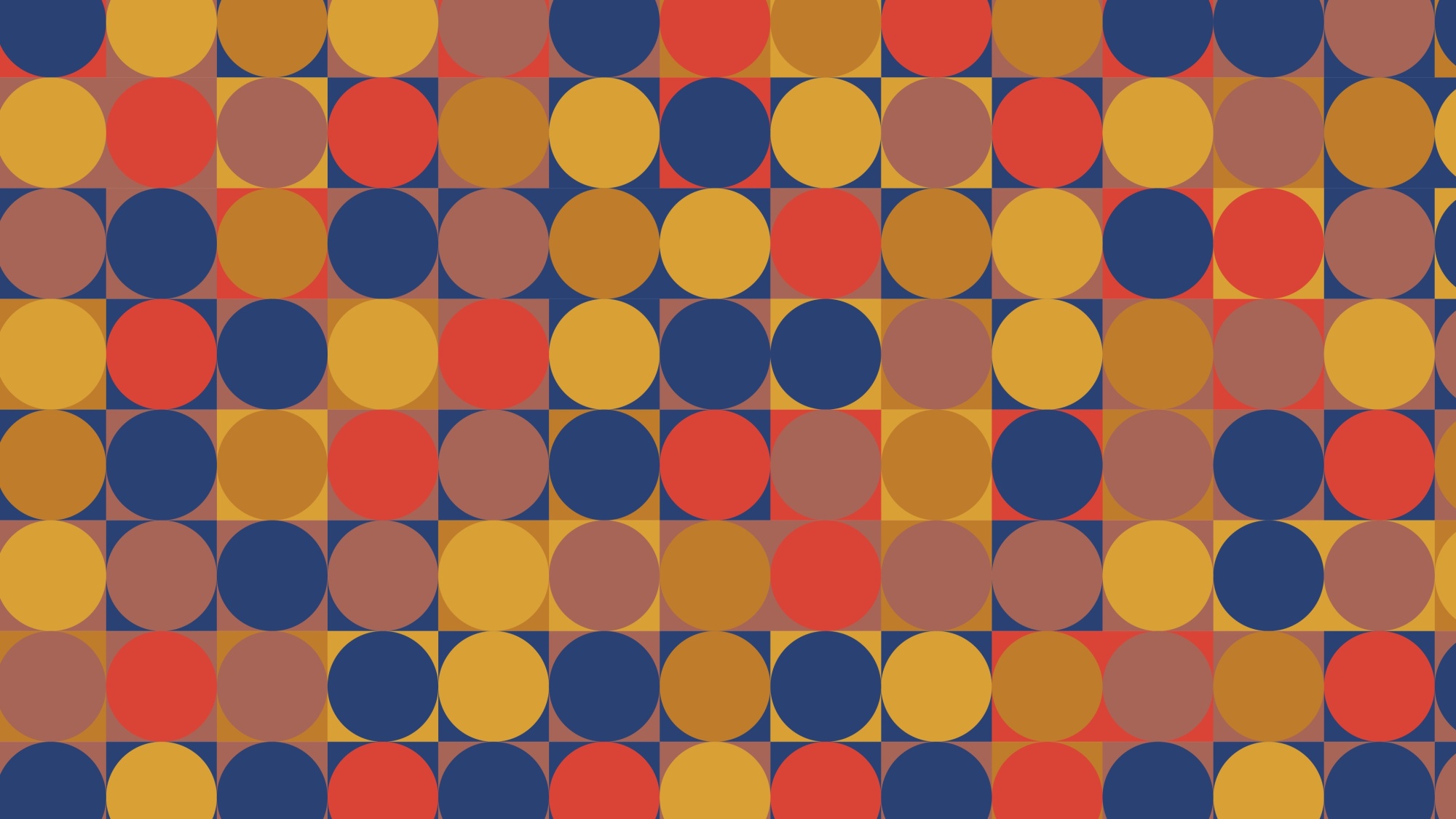 Photomural Retro Pattern, Geometric Colorful Abstract