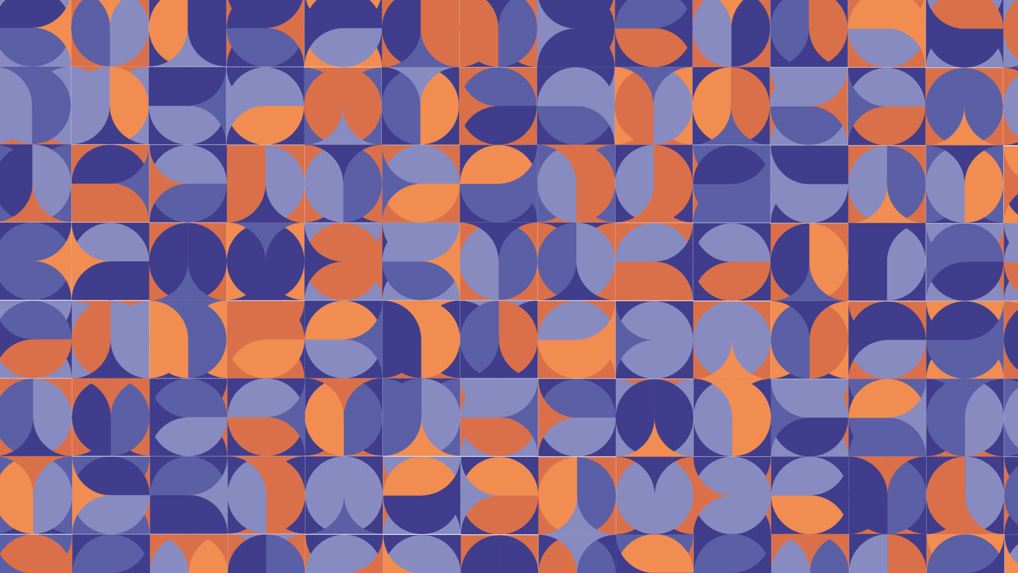 Photomural Retro Pattern, Geometric Colorful Abstract