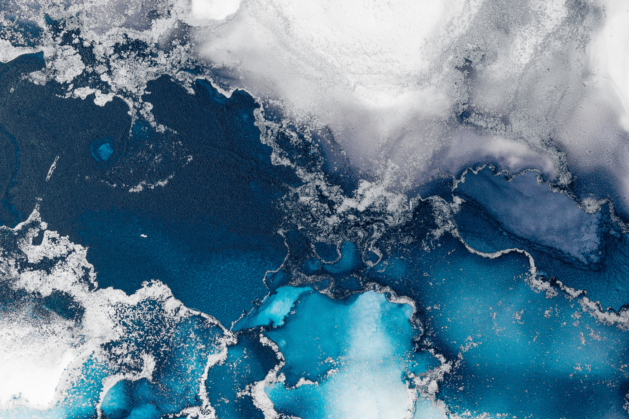 Photomural Marble Ink Abstract Art From Exquisite Original Painting For Abstract Background . Painting Was Painted Pattern Of Ombre Alcohol Ink .