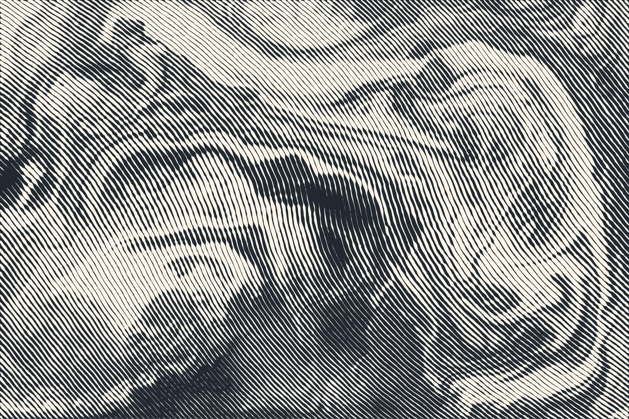 Photomural Abstract Halftone Background, Retro Engraving Style.