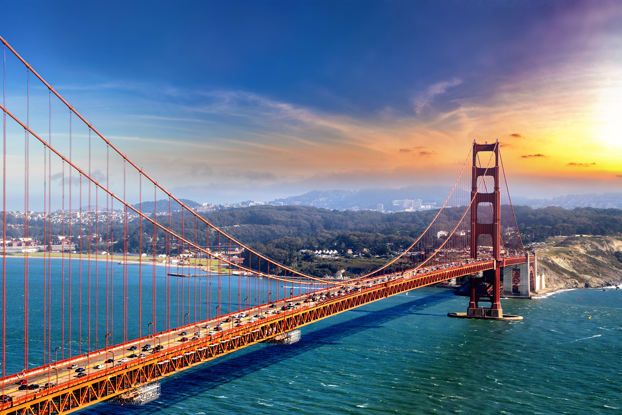 Photomural Golden Gate Bridge In San Francisco