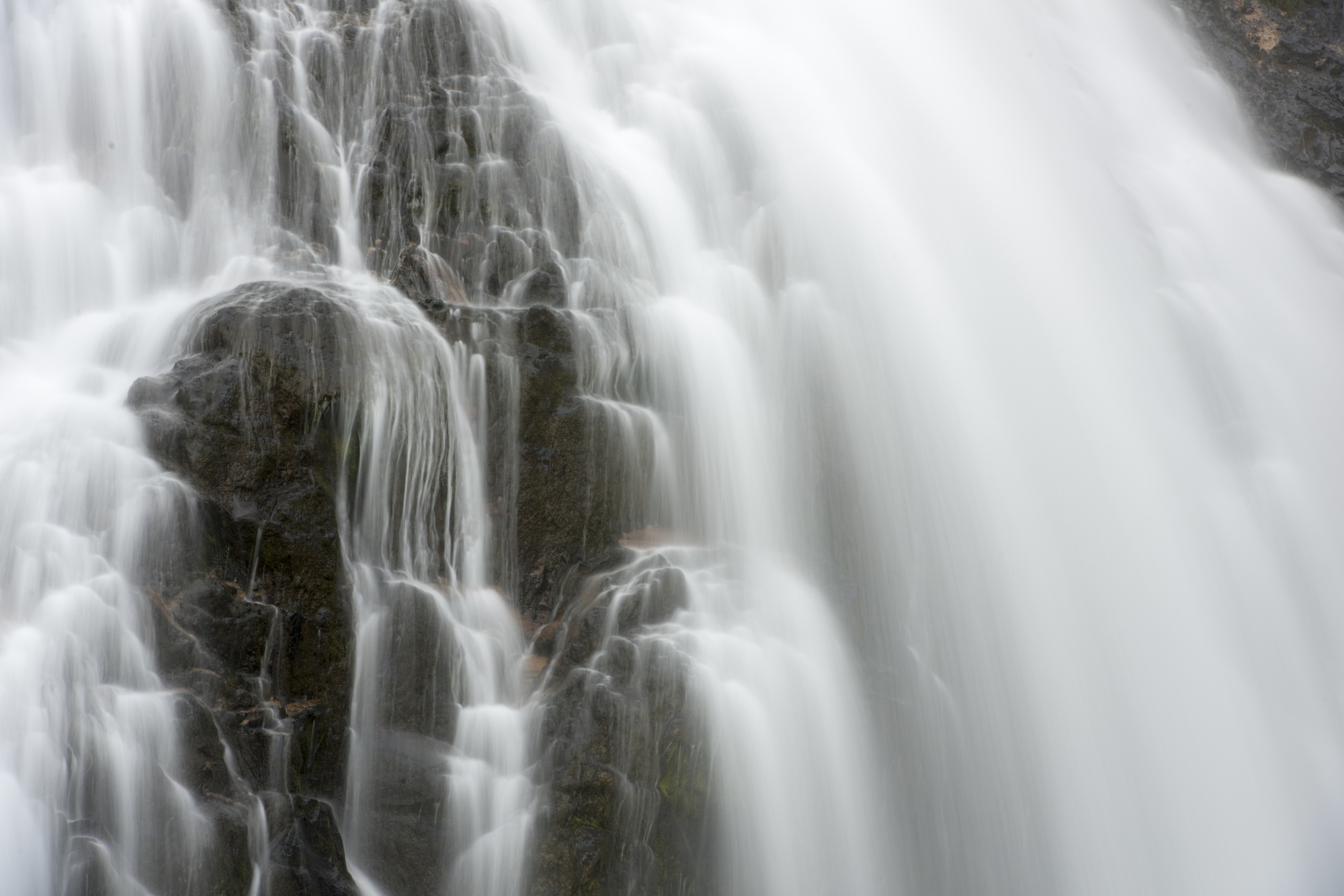 Photomural Waterfall Rocks