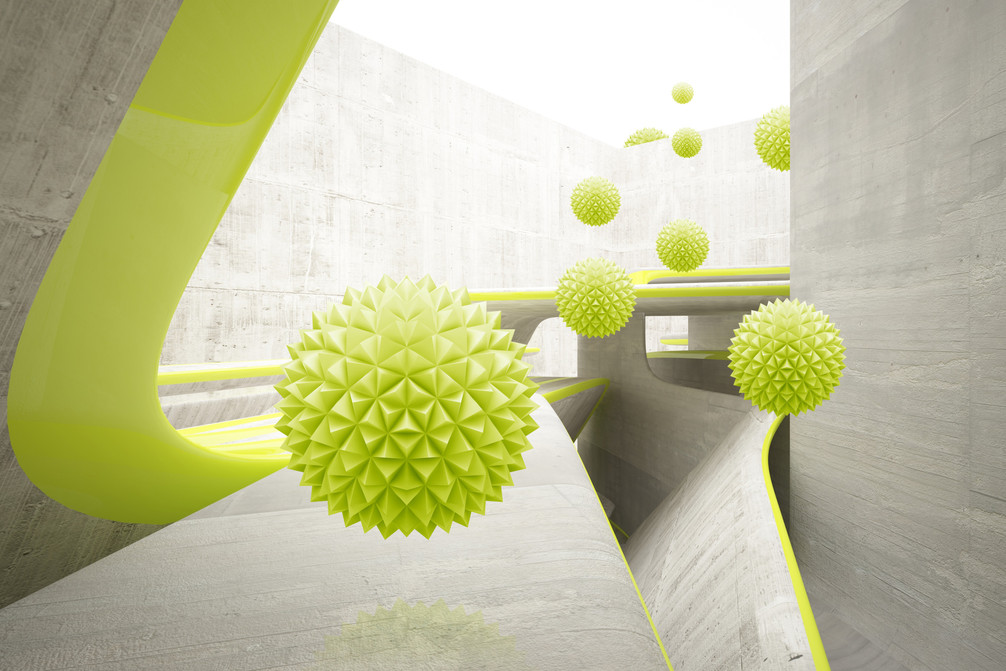 Photomural Modern Balls 3D