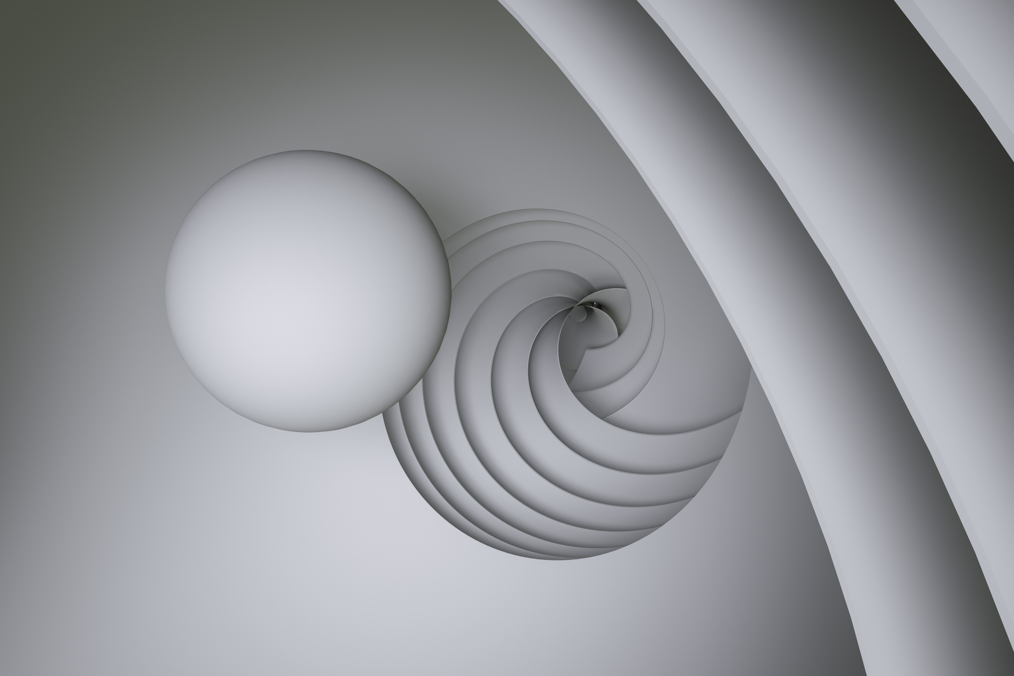Photomural Optical Ball 3D
